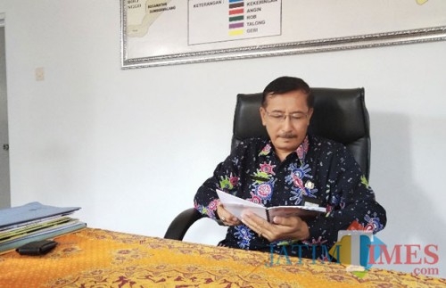 Kepala BPBD Kabupaten Situbondo Drs. Taufik Hidayat (Foto Heru Hartanto/ SitubondoTIMES)
