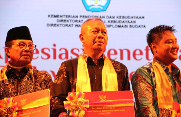 Malam penganugerahan WBTb di Jakarta.