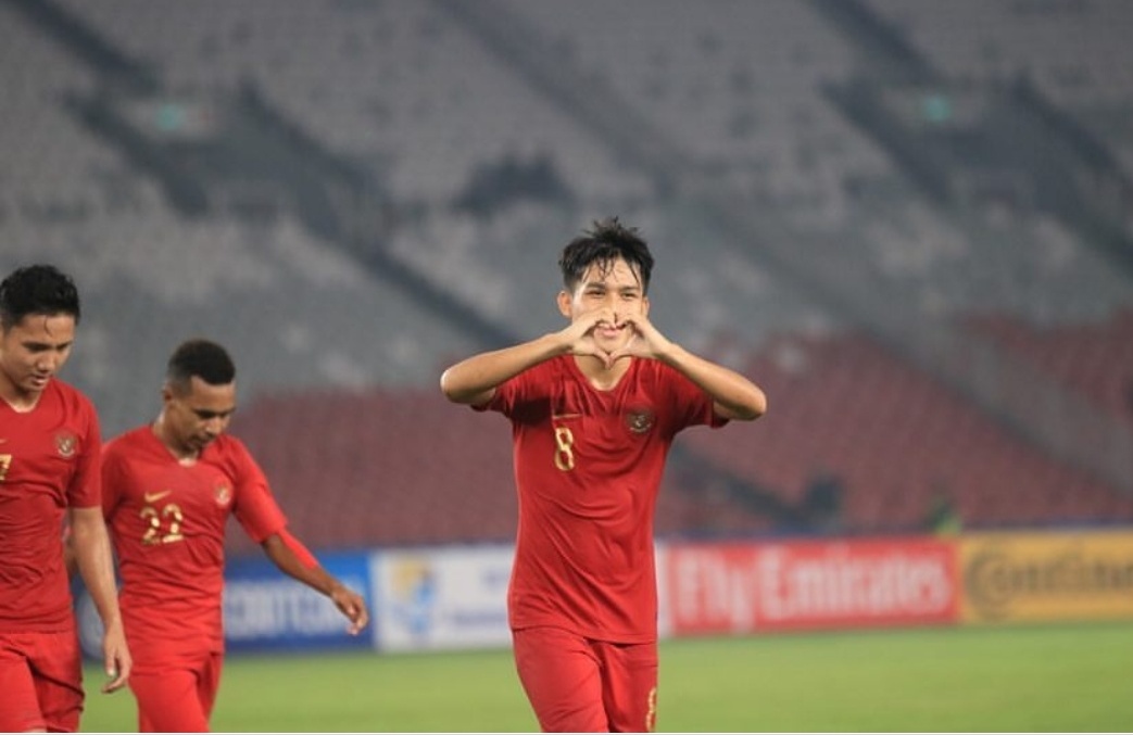 Pencetak satu-satunya gol Indonesia ke gawang UEA, Witan Sulaiman (instagram)