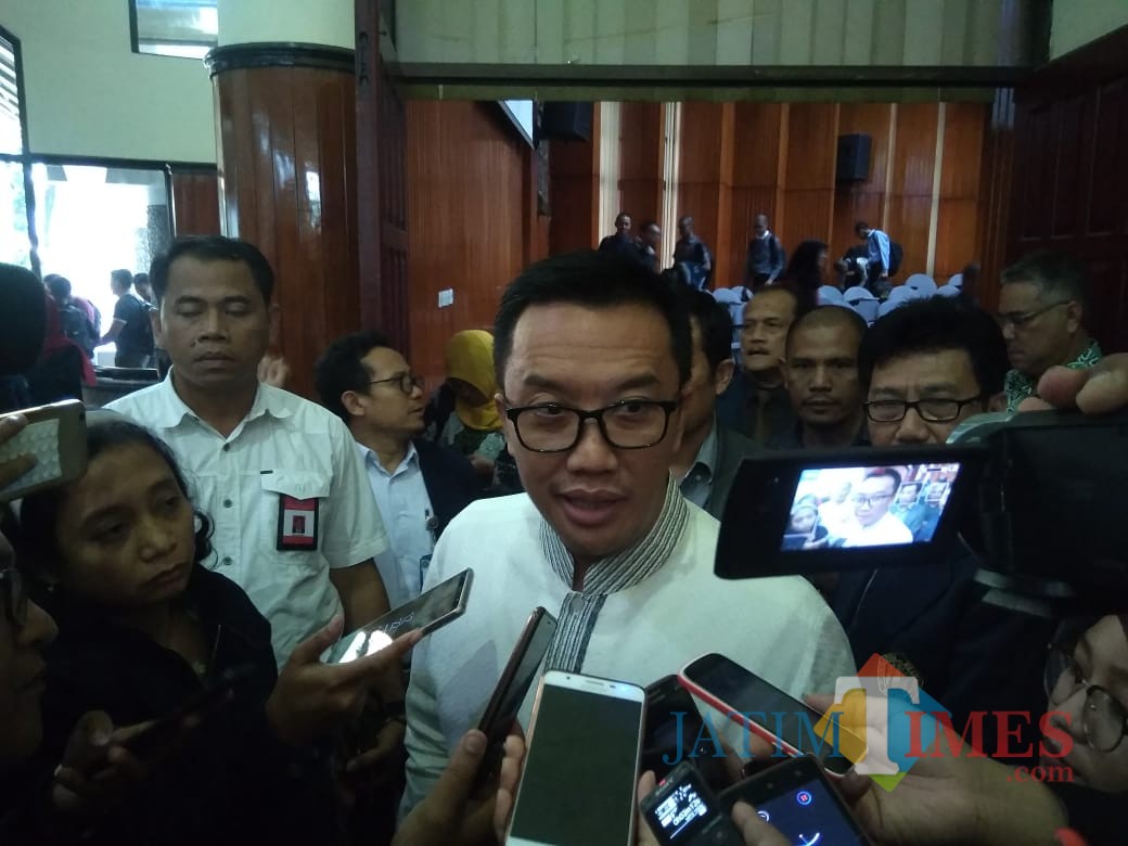 Imam Nahrawi saat dijumpai di Gedung Widyaloka, Universitas Brawijaya (5/11/2018). (Hendra Saputra)