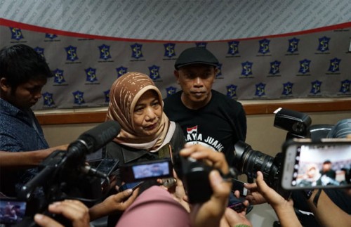 Kepala Dinas Kebudayaan dan Pariwisata Kota Surabaya Antik Sugiharti saat memberikan keterangan
