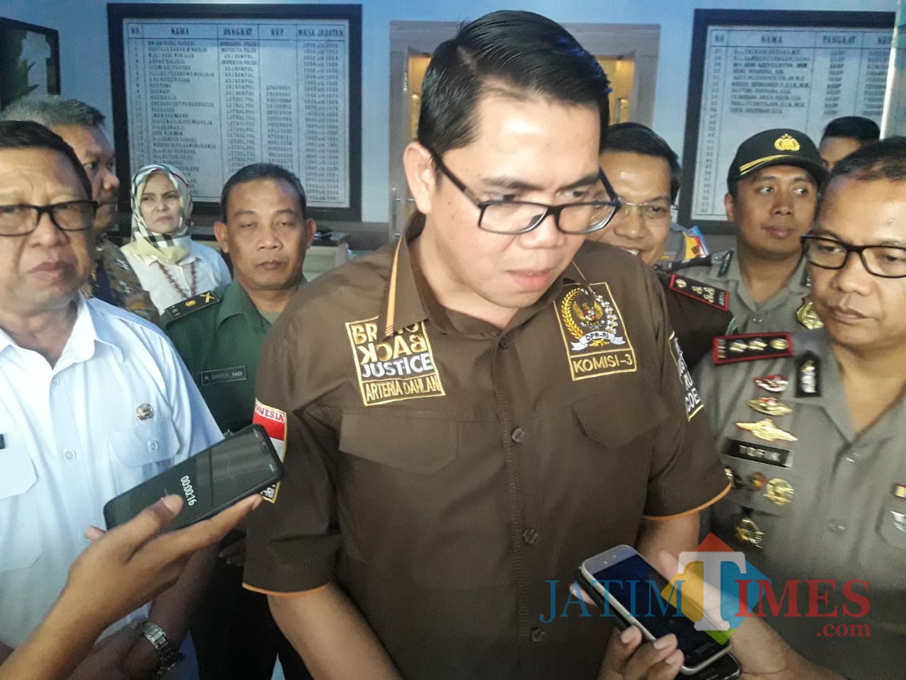 Politisi PDI P, Arteria Dahlan (foto : Firman / Jatimtimes)