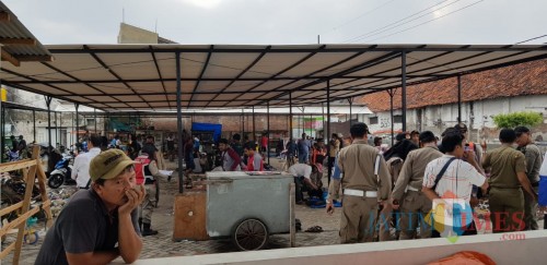 Sentra PKL Gembong Asih yang disiapkan sebagai tempat relokasi