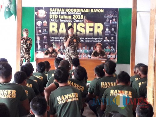 Diklat Dasar Banser di Kabupaten Tulungagung / Foto : Munir Ansor / Tulungagung TIMES