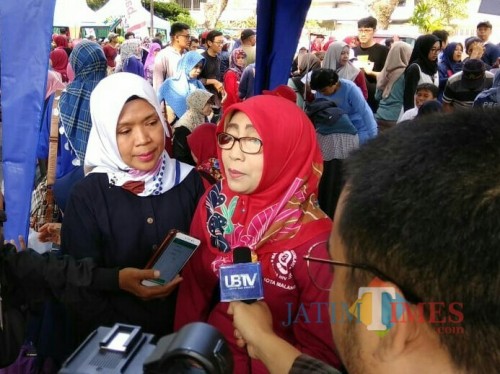 Kepala Dinas Kesehatan Kota Malang Dr dr Asih Tri Rachmi Nuswantari MM (foto: Imarotul Izzah/Malang Times)