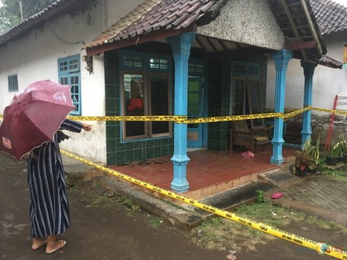 Lokasi pembunuhan Juari korban pengeroyokan berujung kematian, Kecamatan Turen (Foto : Ashaq Lupito / MalangTIMES)