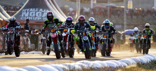 Suasana race pada Trial Game Asphalt 2017 lalu (istimewa)