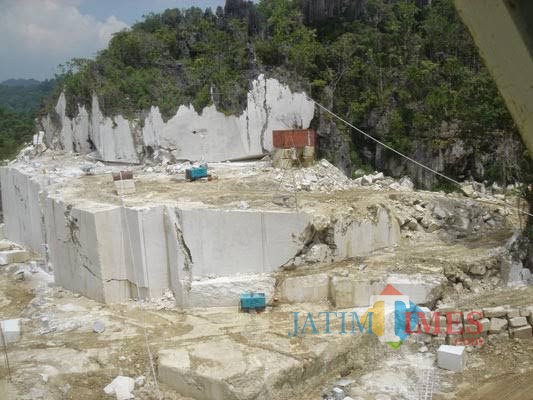 Pertambangan marmer di Tulungagung (istimewa)