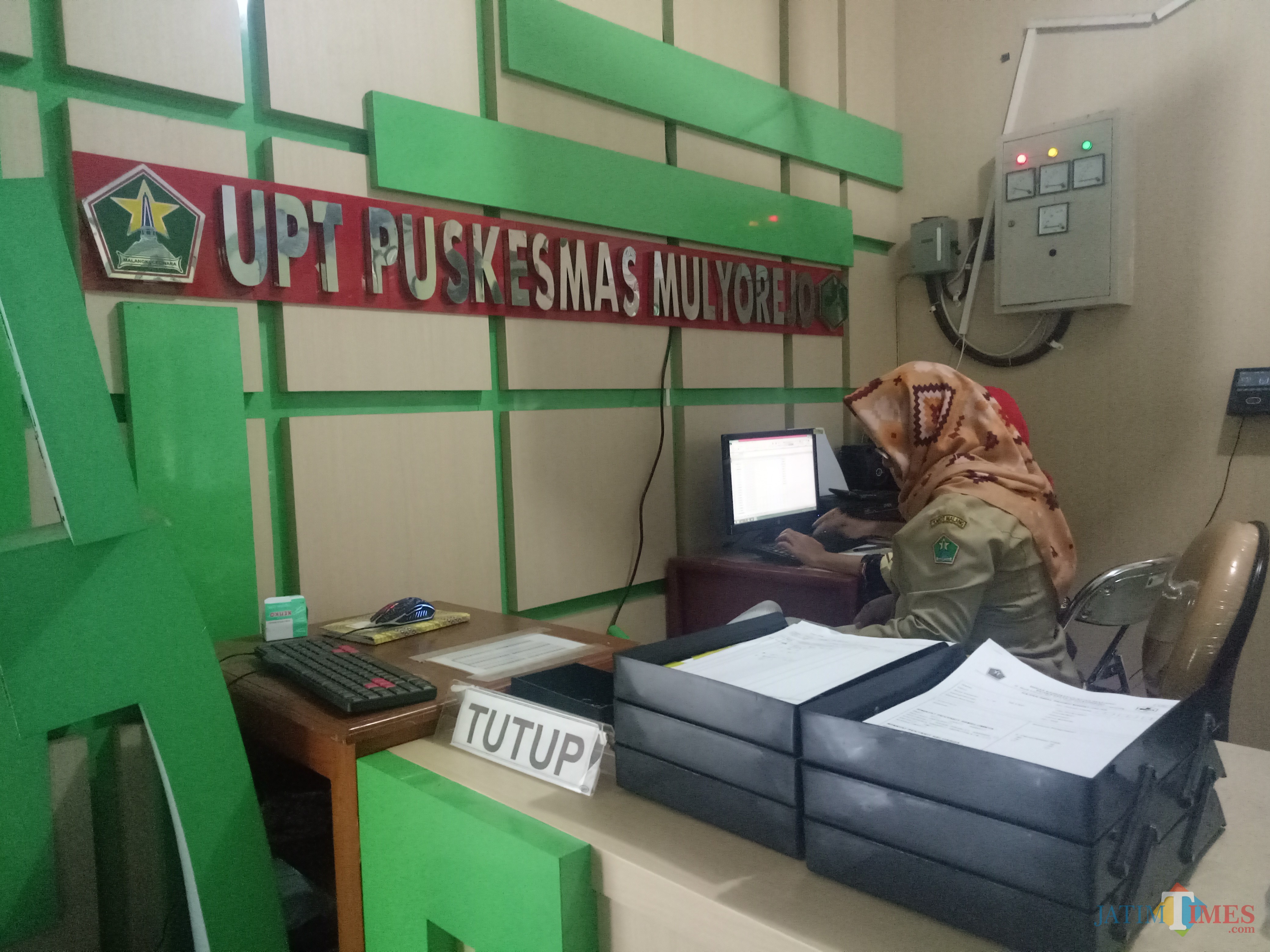 Caption: Puskesmas Mulyorejo (foto: Imarotul Izzah/Malang Times)