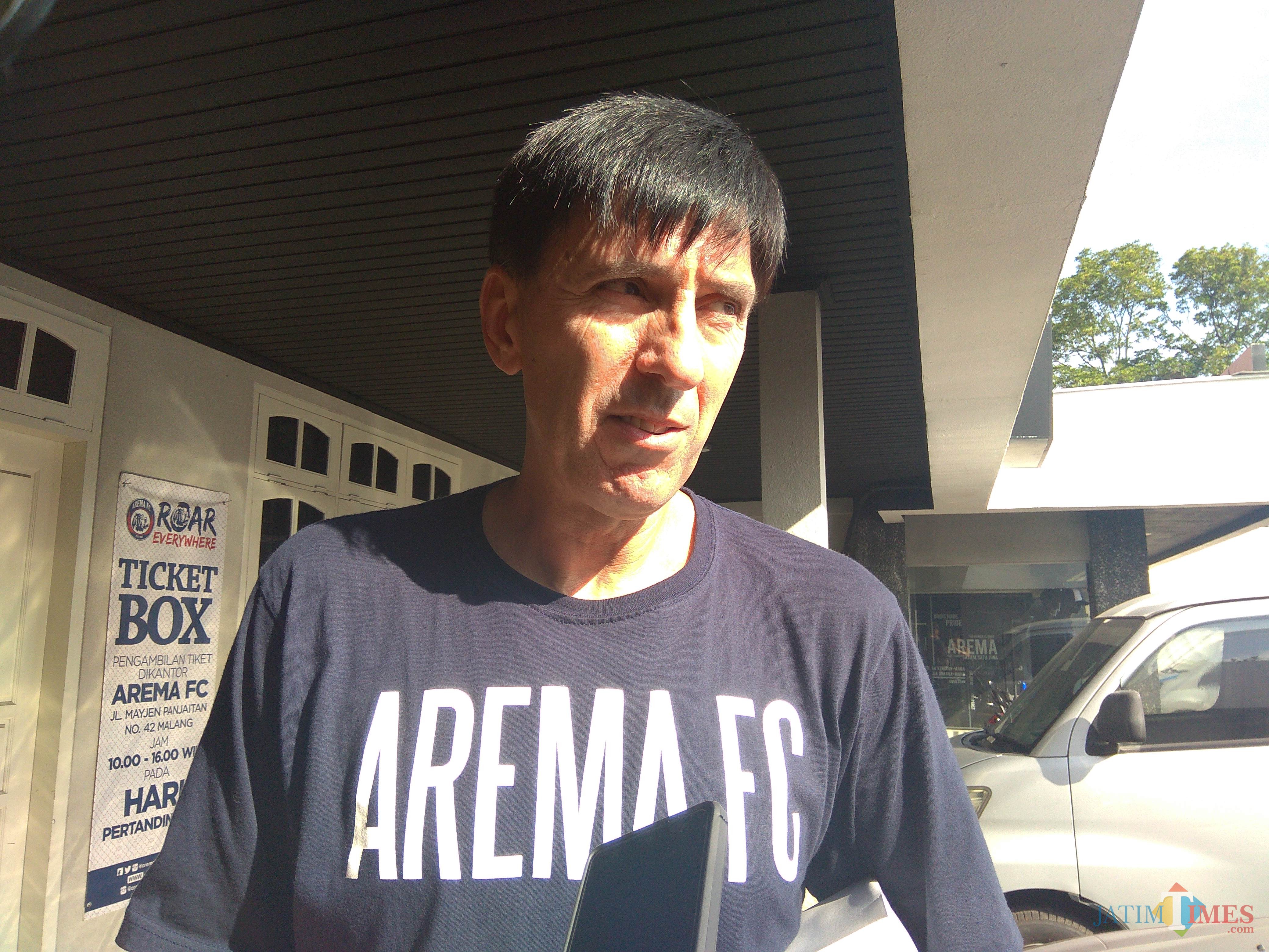 Pelatih Kepala Arema FC, Milan Petrovic (foto: Hendra Saputra/ MalangTIMES)
