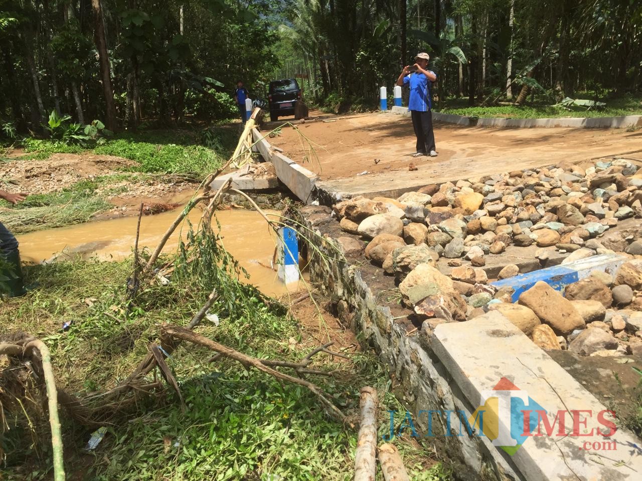 Kondisi dua dusun di Kecamatan Sumbermanjing Wetan pasca diterjang banjir, Kabupaten Malang (Foto : Camat Sumbermanjing Wetan for MalangTIMES)