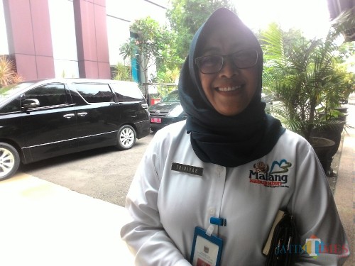 Masuk di peringkat ke-4 se-Jatim dalam penyelesaian rekom BPK, Inspektur Pemkab Malang Tridiyah Maestuti terus dorong ketepatan anggaran OPD. (Nana)