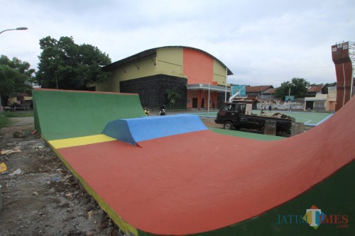 Inilah Skatepark yang dikeluhkan komunitas skateboard Kota Probolinggo (Agus Salam/Jatim TIMES)