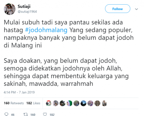 Screenshot Twitter