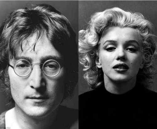 John Lennon dan Marilyn Monroe (Foto: istimewa)