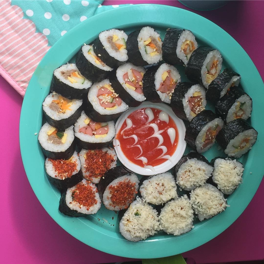 Varian gimbab milik halal gimbab (foto instagram halal gimbab)