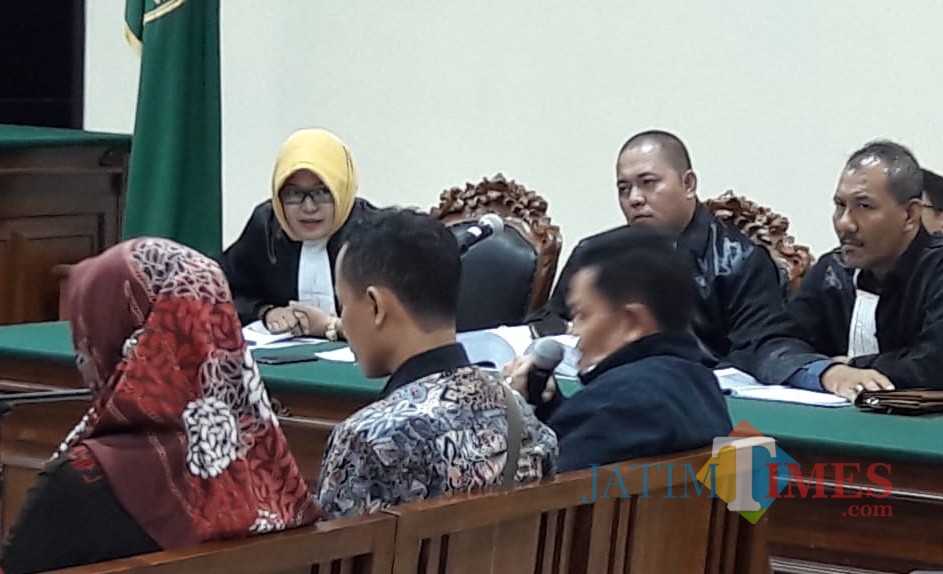 Kepala BLP Kota Pasuruan, Nyoman Swasti saat menjadi saksi.