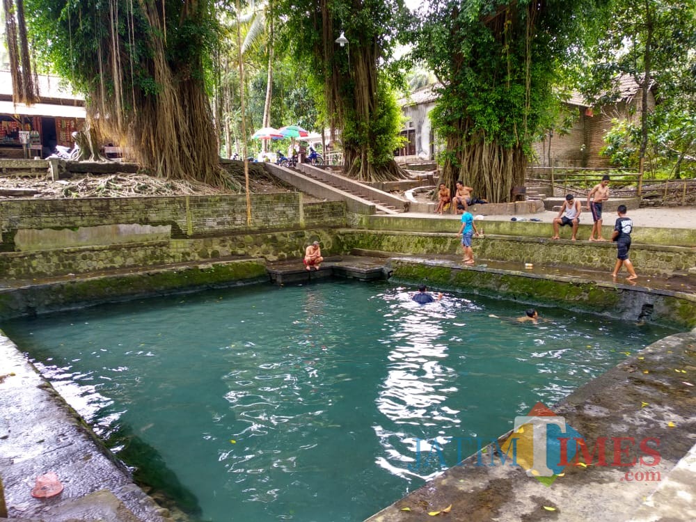 Sumber Ember di Desa Kandangan Srengat.(Foto : Team BlitarTIMES)