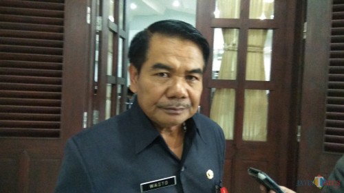 Sekretaris Daerah (Sekda) Kota Malang Wasto saat ditemui di gedung DPRD Kota Malang. (Foto: Nurlayla Ratri/MalangTIMES)