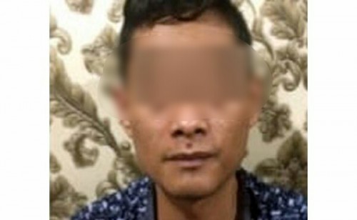Pelaku yang ditangkap petugas san sudha diamankan di Polres Malang Kota (Polres Makota)