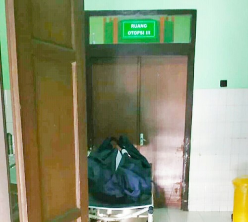 Jenazah korban yang sudah dievakuasi di Kamar Mayat RSSA (Istimewa)