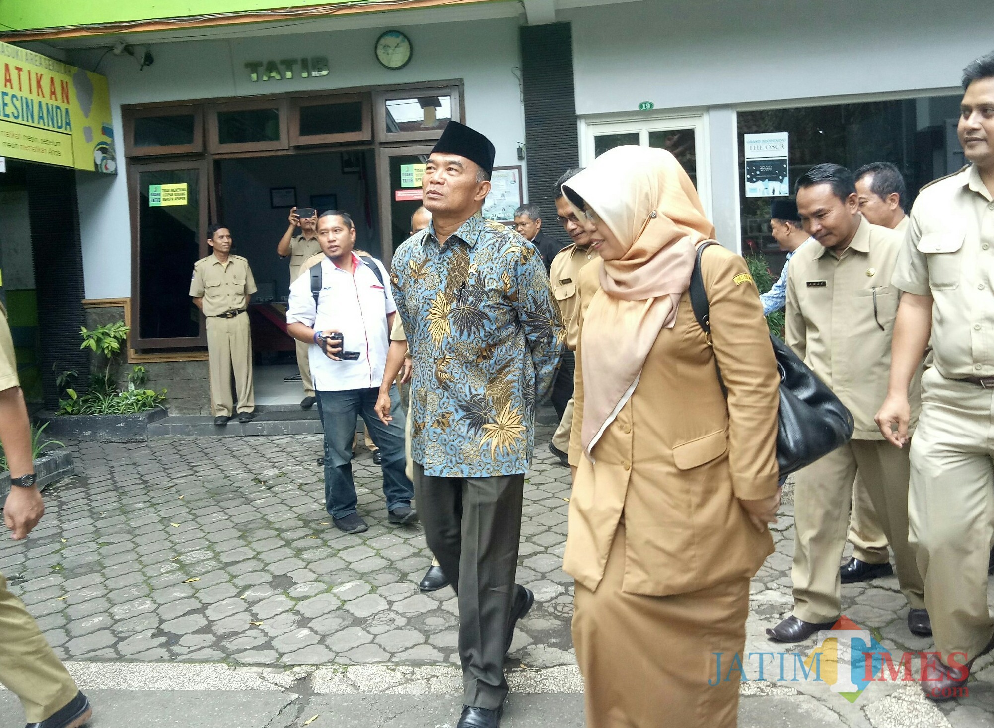 Menteri Pendidikan dan Kebudayaan RI Muhajir Effendy (foto: Imarotul Izzah/MalangTIMES)