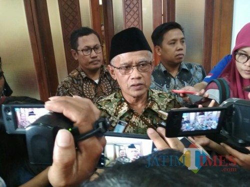 Ketua Umum Pimpinan Pusat Muhammadiyah Haedar Nashir (Foto: Imarotul Izzah/MalangTIMES)