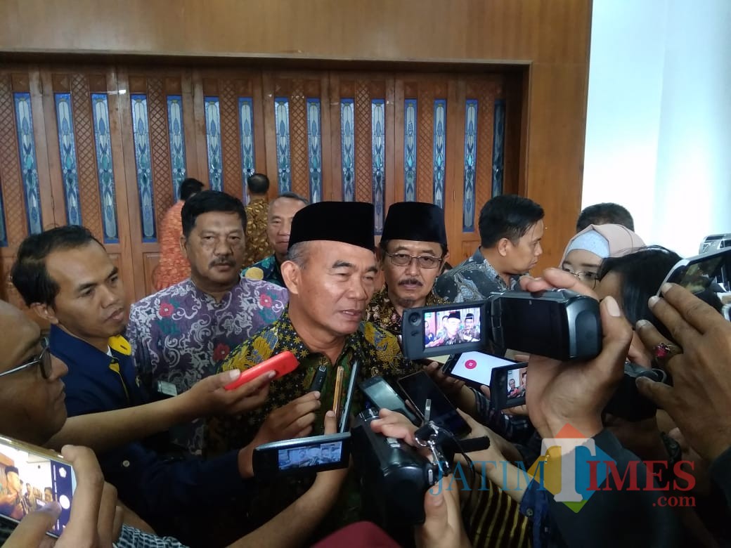 Menteri Pendidikan dan Kebudayaan RI Muhajir Effendy (foto: Imarotul Izzah/Malang Times)