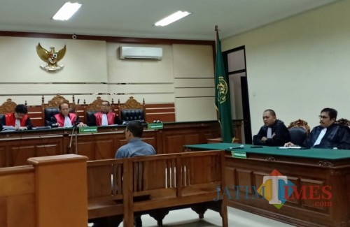 Terdakwa M Baqir, penyuap Wali Kota Pasuruan.