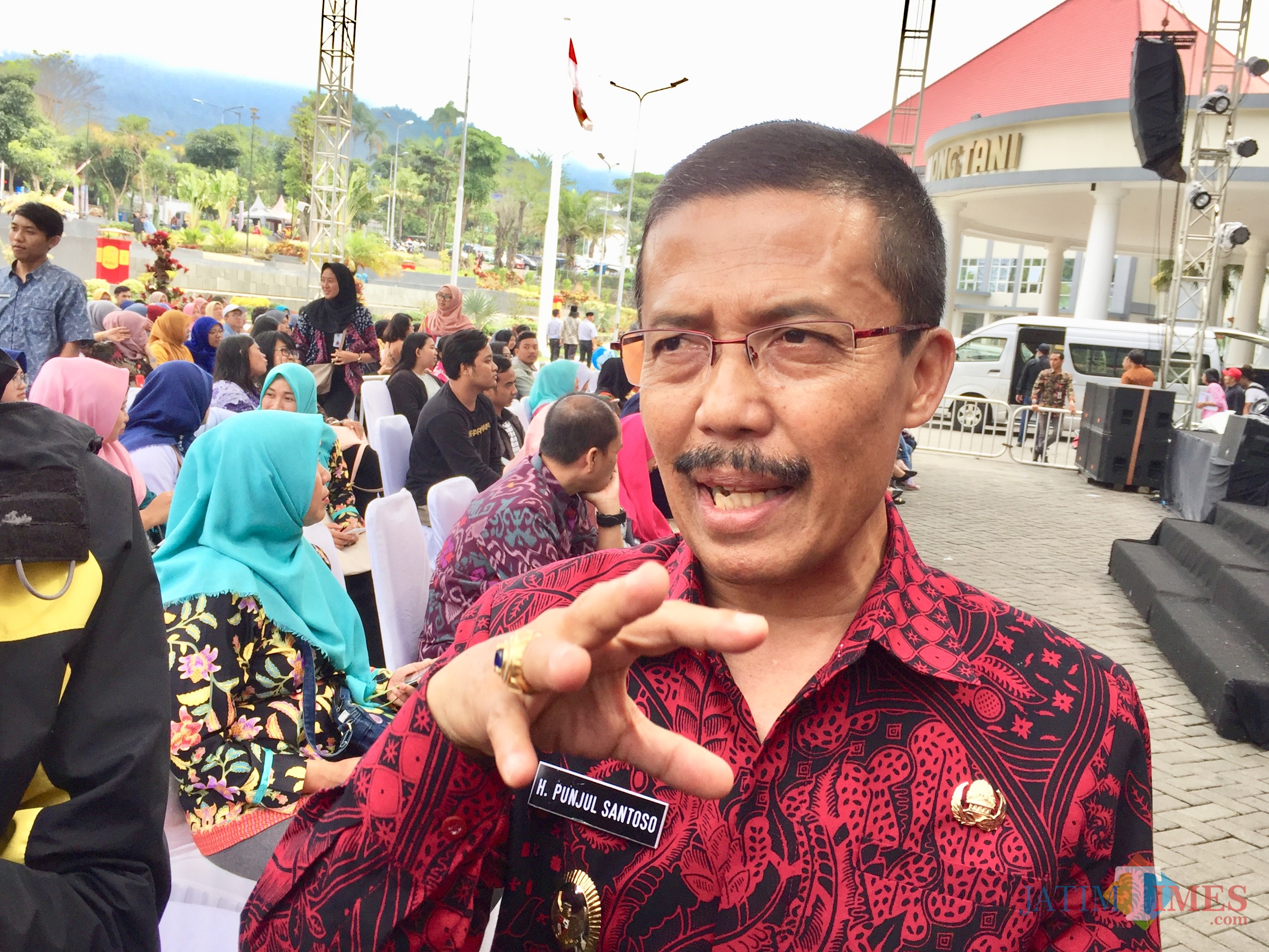 Wakil Wali Kota Batu Punjul Santoso. (Foto: Irsya Richa/MalangTIMES)
