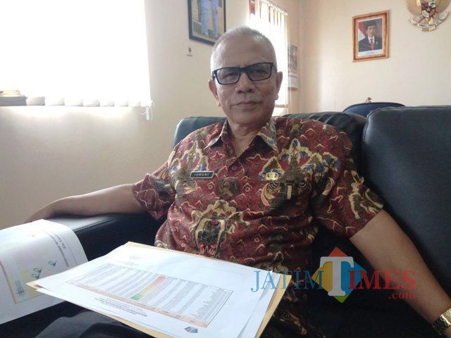 Ismuni, kepala Bapenda Kabupaten Blitar.(Foto : Team BlitarTIMES)