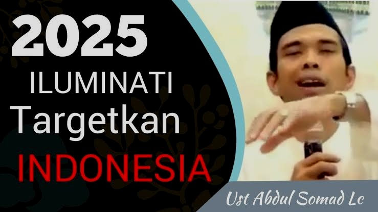 Screenshot video Ustad Abdul Somad sikapi gerakan Illuminati (Ist)