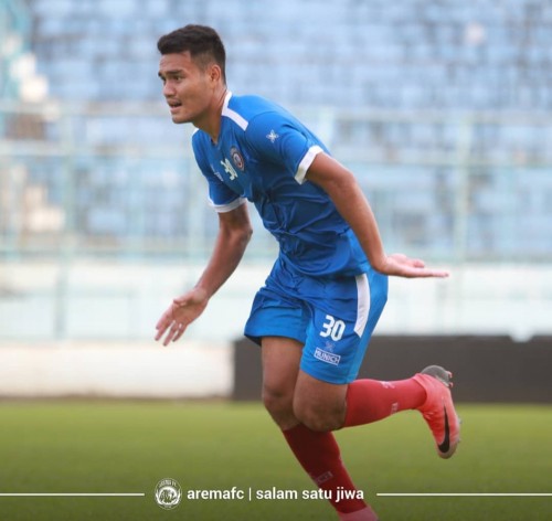 Gelandang muda Arema FC, Muhammad Rafli (official Arema FC)