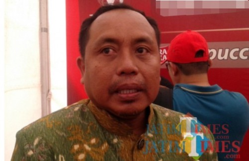Ketua PSSI Kota Malang Haris Thofly (Hendra Saputra)