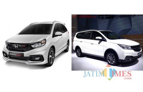 ilustrasi Wuling Cortez tipe C VS Honda Mobilio RS