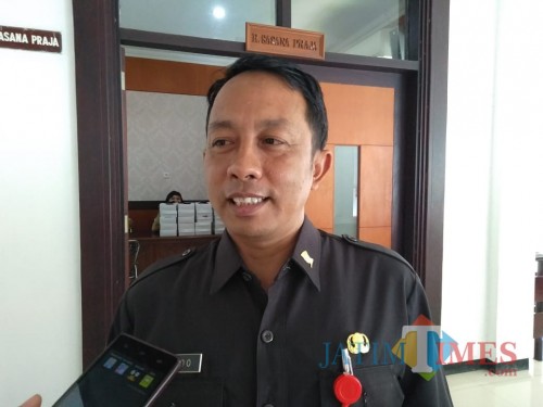 Widodo Saptono Johanes, Kepala BPKAD Pemkot Blitar.(Foto : Team BlitarTIMES)