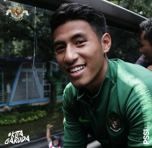 Gelandang Arema FC dan juga Timnas Indonesia U-22, Hanif Sjahbandi (pssi__fai)