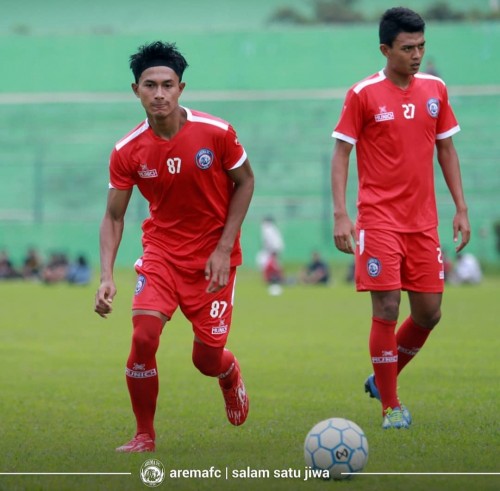 Alfarizi (87) yang dipastikan absen di pertandingan perdana Piala Presiden 2019 (official Arema FC)