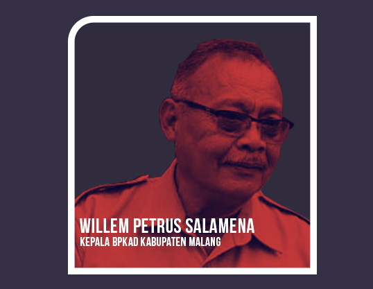 Kepala BPKAD Kabupaten Malang Willem Petrus Salamena
