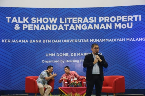 Presiden Direktur PT. Citra Kebon Mas, Deddy Indrasetiawan (memegang michrophone). (Foto: Rino/Humas)