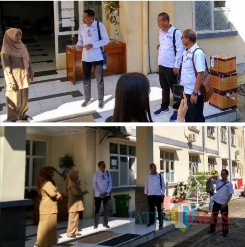 Kepala DPKPCK Kabupaten Malang Wahyu Hidayat dan tim saat mengunjungi Rusunawa Baddoka, Makassar, sebagai langkah cepat persiapan teknis Rusunawa ASN Kanjuruhan. (DPKPCK for MalangTIMES)