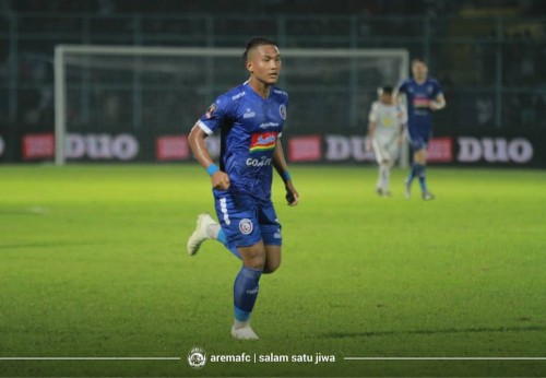 Ahmad Nur Hardianto, striker yang sering mencetak gol walau masuk dari bangku cadangan (official Arema FC)