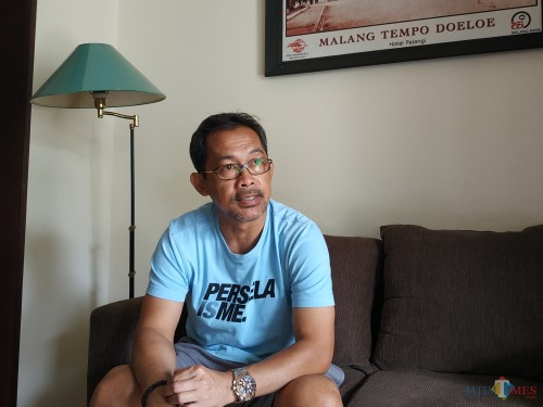 Pelatih kepala Persela Lamongan Aji Santoso. (Hendra Saputra)