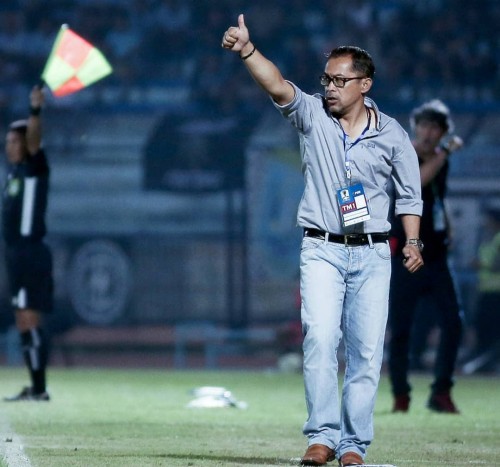Pelatih kepala Persela Lamongan, Aji Santoso (official Persela)