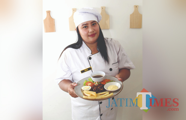 Salah satu sajian menu yang ada di Victoria Boitoque Residence Malang