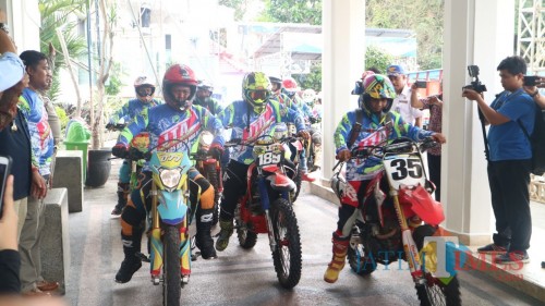 Perwakilan peserta Jambore Trail Adventure yang akan digelar di Kota Malang, 31 Maret mendatang. (Foto: Humas Pemkot Malang for MalangTIMES)
