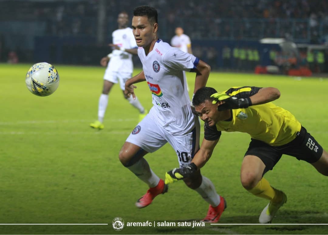 Gelandang muda Arema FC, Muhammad Rafli (official Arema FC)