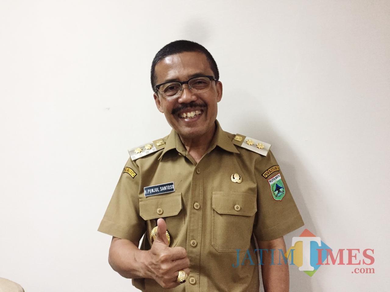 Wakil Wali Kota Batu Punjul Santoso. (Foto: Irsya Richa/MalangTIMES)