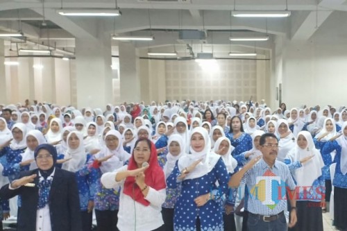 Eva Sundari saat menyampaikan nilai-nilai Pancasila harus diintegrasikan di kurikulum PAUD dan TK (Foto: Dok Eva Sundari)