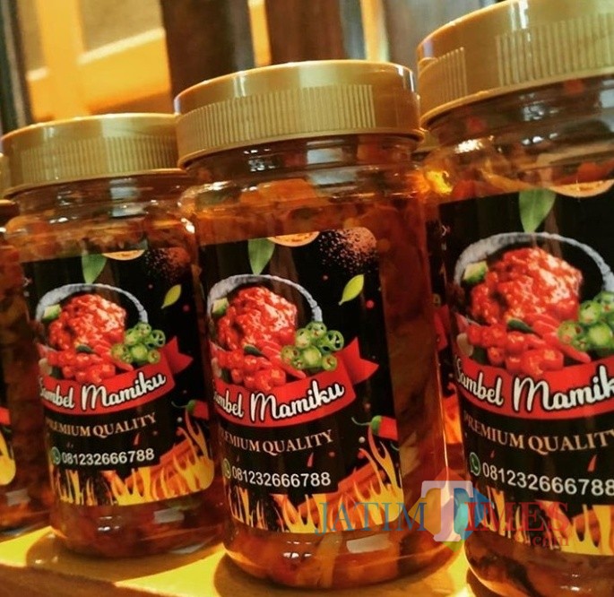 Sambal Mamiku bikinan Jeny. (eko Arif s /JatimTimes)